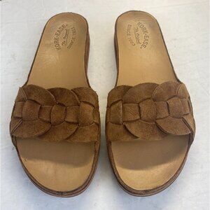 Kork Ease Women’s Sandals Size 9M Brown Suede Slide